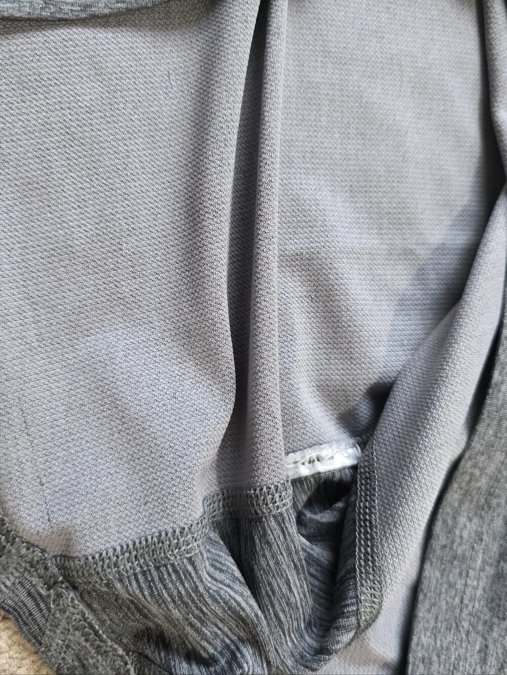 Nike Pro Men’s Long Sleeve Dri-FIT Crew Shirt - Heather Gray